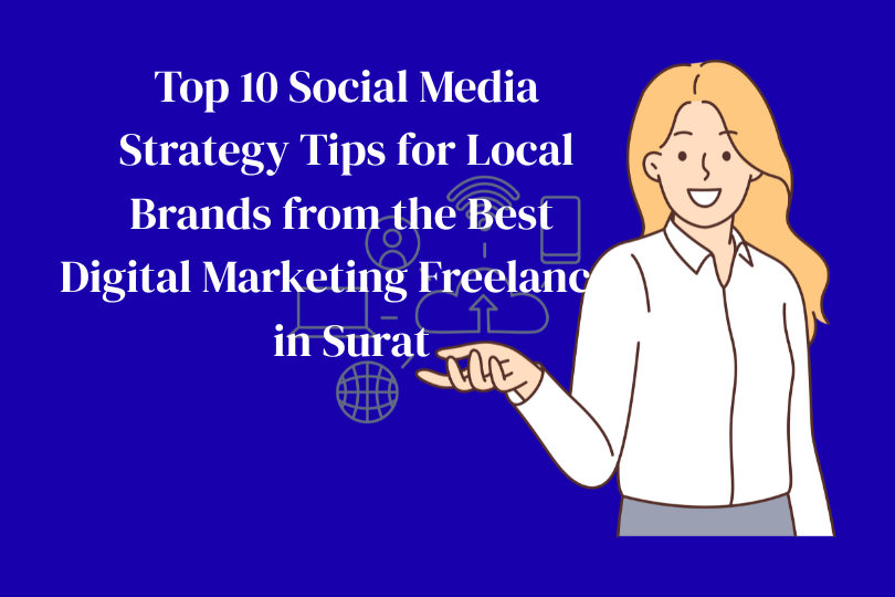 Top 10 Social Media Strategy Tips from the Best Digital Marketing Freelancer in Surat.